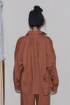 BASERANGE JURA Shirt SHJR-CO-AU23 Wine Red